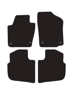 Tappeti tappetini auto su misura moquette Seat Toledo dal 2012