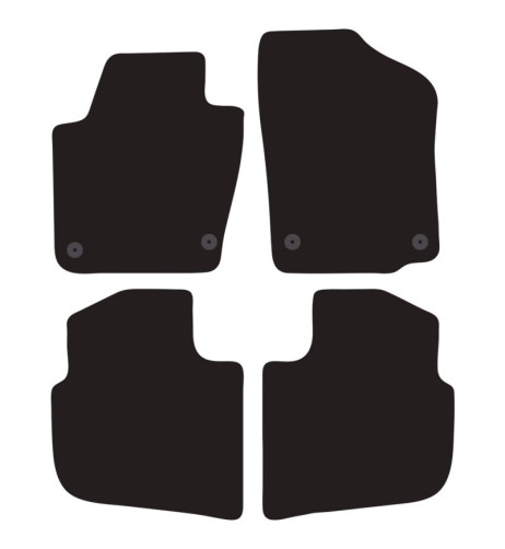 Tappeti tappetini auto su misura moquette Seat Toledo dal 2012