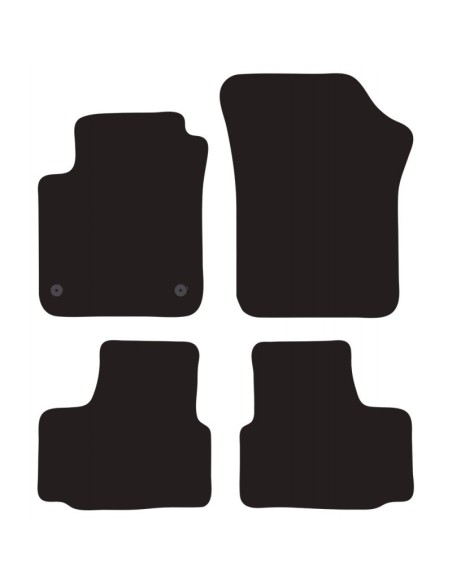 Tappeti tappetini auto su misura moquette Skoda Citigo dal 2012