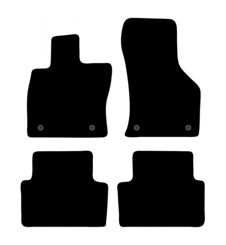 Tappeti tappetini auto su misura moquette Skoda Octavia 2013-2020