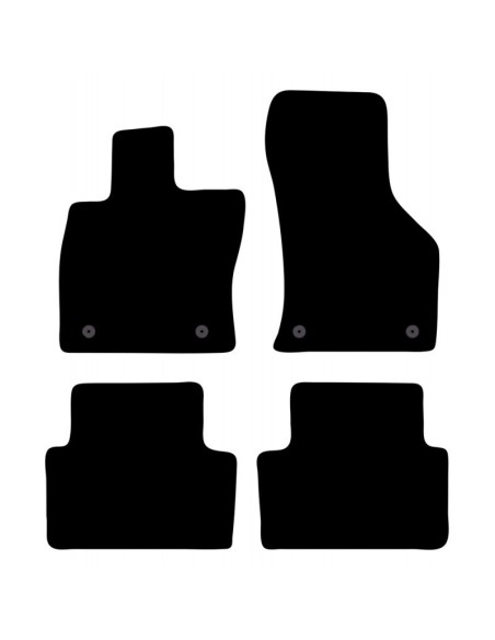 Tappeti tappetini auto su misura moquette Skoda Octavia 2013 2020