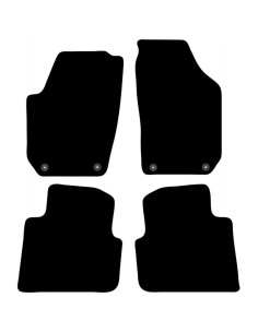 Tappeti tappetini auto su misura moquette Skoda Roomster dal 2006