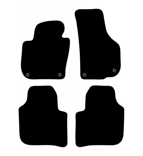 Tappeti tappetini auto su misura moquette Skoda Superb 2008-2015