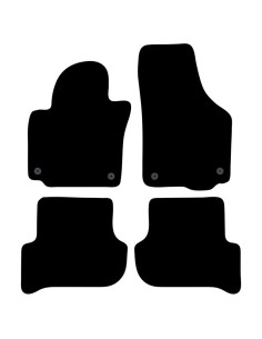 Tappeti tappetini auto su misura moquette Skoda Yeti dal 2009