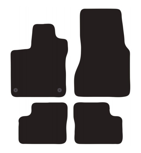 Tappeti tappetini auto su misura moquette Smart Forfour dal 2014