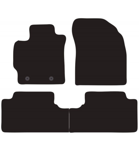 Tappeti tappetini auto su misura moquette Toyota Auris 2007-2012
