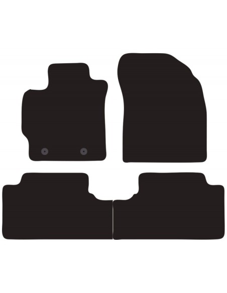 Tappeti tappetini auto su misura moquette Toyota Auris 2007 2012