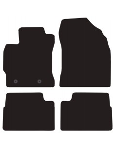 Tappeti tappetini auto su misura moquette Toyota Auris 2013-2019