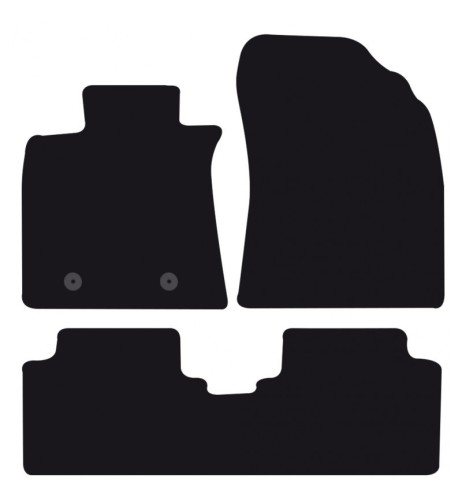 Tappeti tappetini auto su misura moquette Toyota Avensis III 2011-2015
