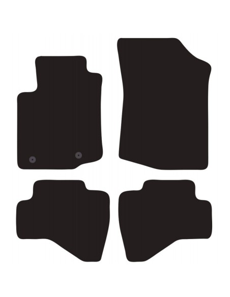 Tappeti tappetini auto su misura moquette Toyota Aygo dal 2014