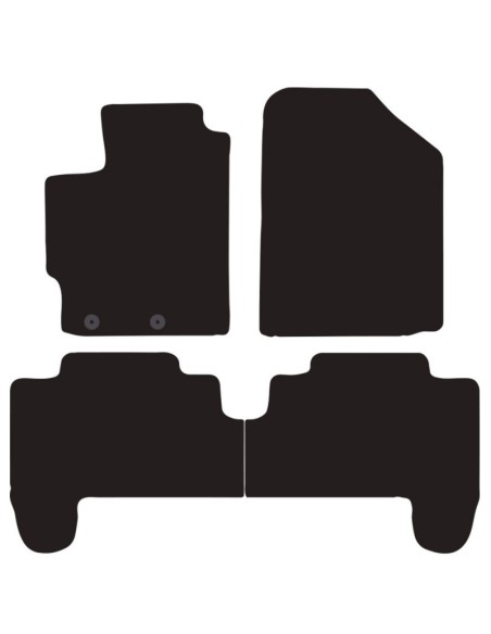 Tappeti tappetini auto su misura moquette Toyota Yaris 2006 2011