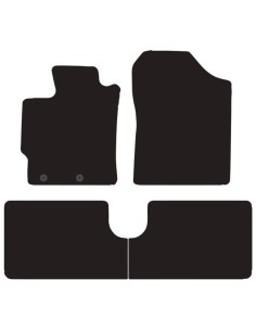 Tappeti tappetini auto su misura moquette Toyota Yaris 2011-2020