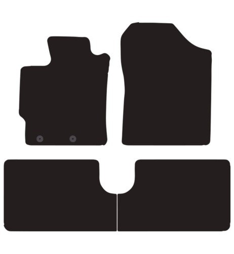 Tappeti tappetini auto su misura moquette Toyota Yaris 2011-2020
