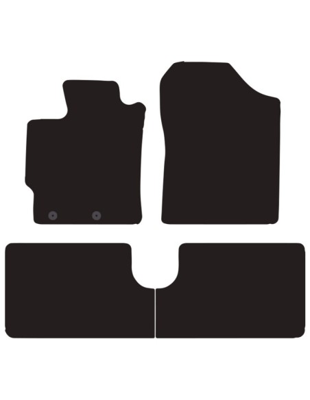 Tappeti tappetini auto su misura moquette Toyota Yaris 2011-2020