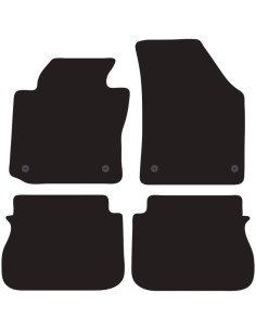 Tappeti tappetini auto su misura moquette VW Caddy 5p 2004-2015