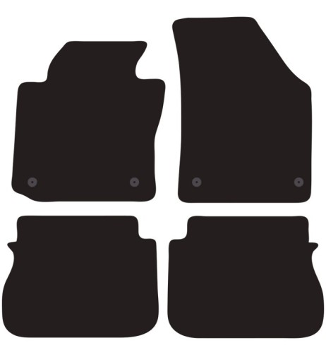 Tappeti tappetini auto su misura moquette VW Caddy 5p 2004-2015