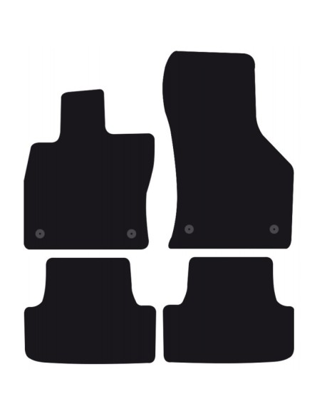 Tappeti tappetini auto su misura moquette VW Golf VII 2012 2019