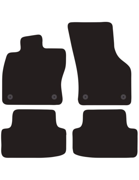 Tappeti tappetini auto su misura moquette VW Golf VII SW dal 2013