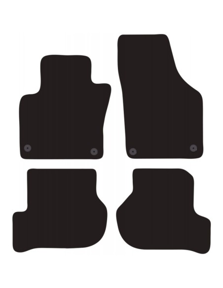 Tappeti tappetini auto su misura moquette VW Golf Plus dal 2009