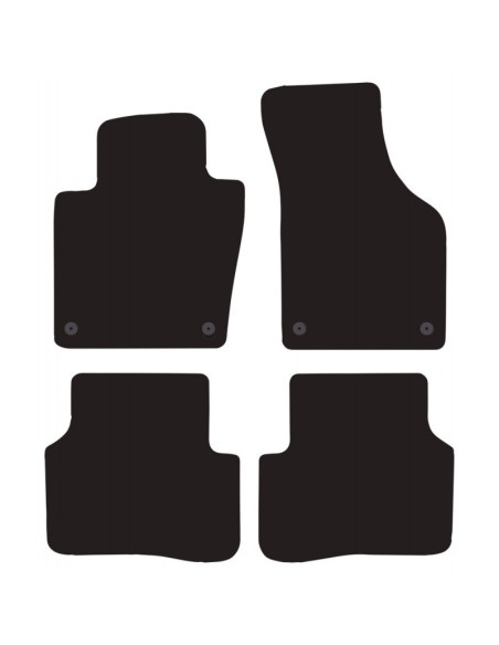 Tappeti tappetini auto su misura moquette VW Passat 2005-2014