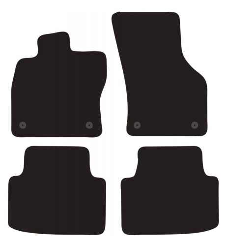 Tappeti tappetini auto su misura moquette VW Passat 2014-2023