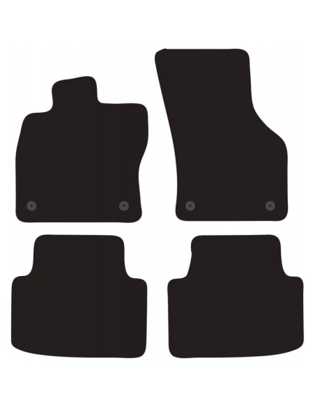 Tappeti tappetini auto su misura moquette VW Passat 2014-2023