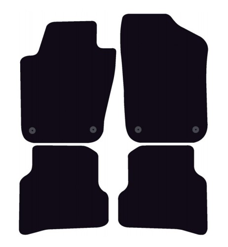 Tappeti tappetini auto su misura moquette VW Polo 2009-2016