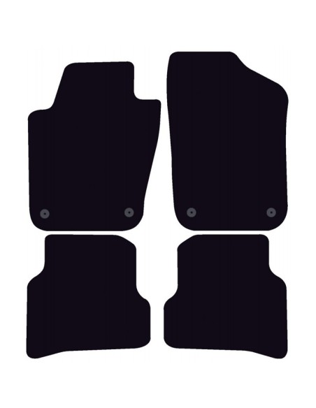 Tappeti tappetini auto su misura moquette VW Polo 2009-2016