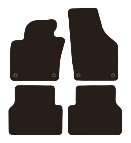 Tappeti tappetini auto su misura moquette VW Tiguan 2007-2016