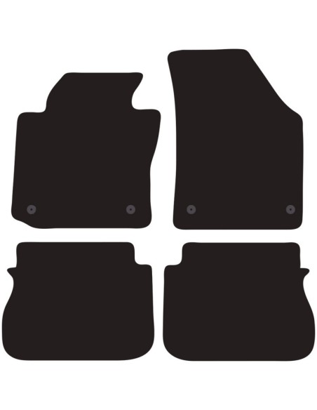 Tappeti tappetini auto su misura moquette VW Touran 2003 2015
