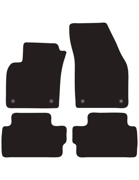 Tappeti tappetini auto su misura moquette Volvo C30 2006 2012