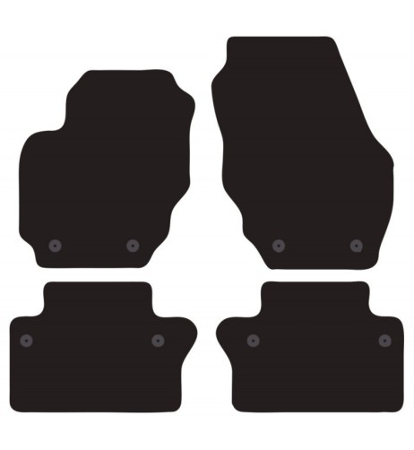 Tappeti tappetini auto su misura moquette Volvo S80 dal 2006