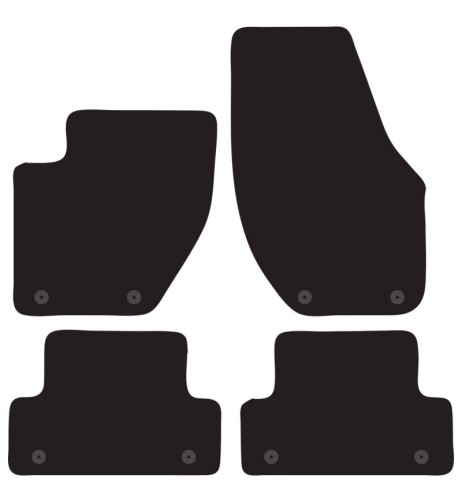 Tappeti tappetini auto su misura moquette Volvo V40 dal 2012
