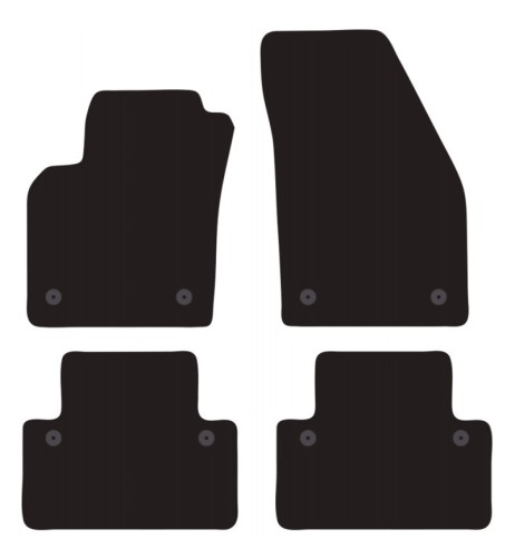 Tappeti tappetini auto su misura moquette Volvo V50 dal 2007
