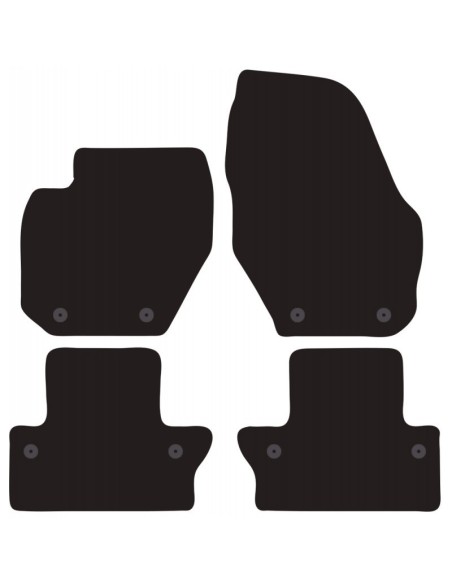 Tappeti tappetini auto su misura moquette Volvo S60 V60 2010 2018
