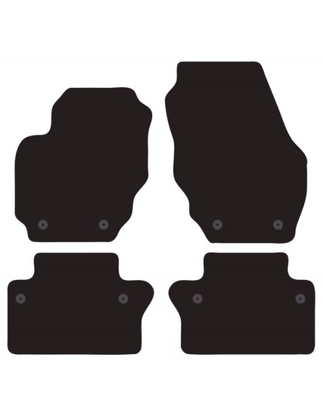 Tappeti tappetini auto su misura moquette Volvo V70 dal 2007