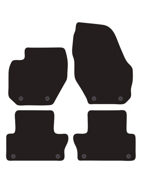 Tappeti tappetini auto su misura moquette Volvo XC60 2008-2017