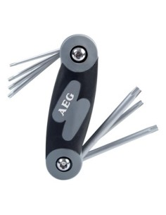 Attrezzo utensile set 8 chiavi a stella T8 10 15 20 25 24 30 40 AEG