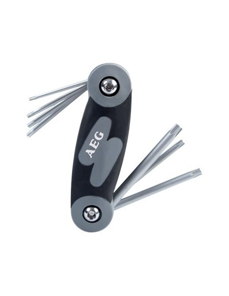Attrezzo utensile set 8 chiavi a stella T8 10 15 20 25 24 30 40 AEG