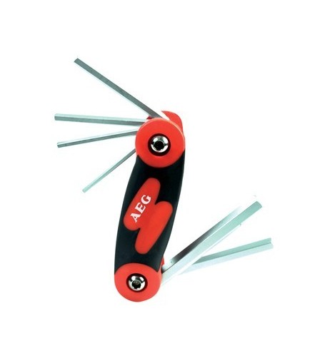 Attrezzo utensile set 6 chiavi esagonali brugola 2.5/3/4/5/6/8/10 AEG