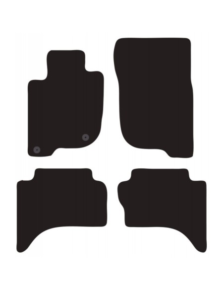 Tappeti tappetini auto su misura moquette Fiat Fullback dal 2016