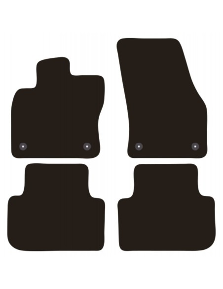 Tappeti tappetini auto su misura moquette VW Tiguan 2016 2023