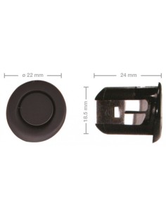 Kit 4 sensori di parcheggio Steelmate PS400E1 Posteriori con buzzer 12V 2