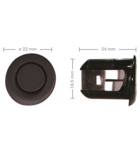 Kit 4 sensori di parcheggio Steelmate PS400E1 Posteriori con buzzer 12V