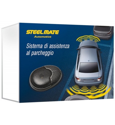 Kit 4 sensori di parcheggio Steelmate PS400E1 Posteriori con buzzer 12V