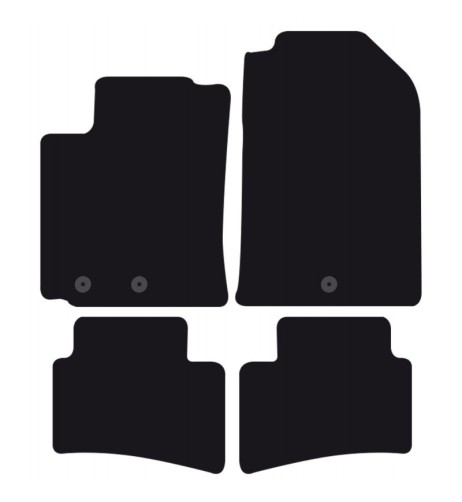 Tappeti tappetini auto su misura moquette Kia Rio dal 2017