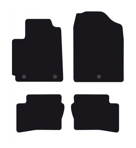 Tappeti tappetini auto su misura moquette Kia Picanto dal 2017