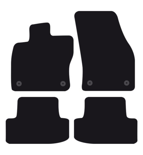 Tappeti tappetini auto su misura moquette Audi Q2 dal 2016