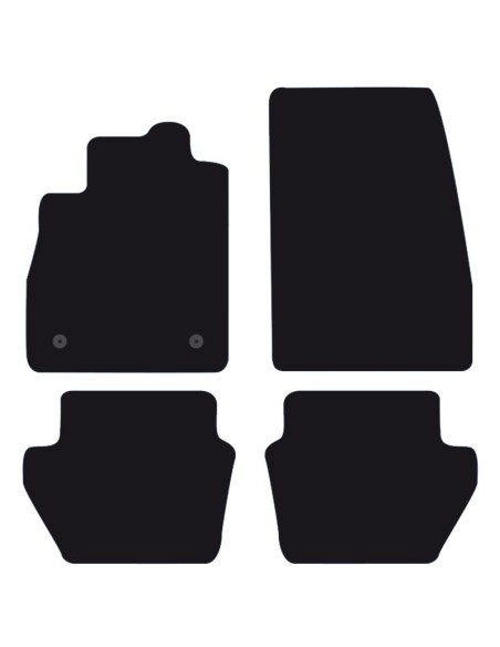 Tappeti tappetini auto su misura moquette Ford Fiesta dal 2017