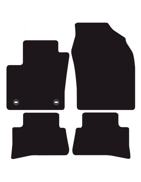 Tappeti tappetini auto su misura moquette Toyota C HR 2016 2023